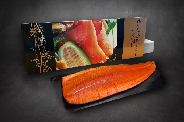 Zalm luxe geschenkdoos